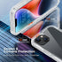 Annymall Clear Case for iPhone 14 Plus, 6.7", Military Grade Shockproof, Anti-Fall, Not Yellowing + 2 Screen Protectors.