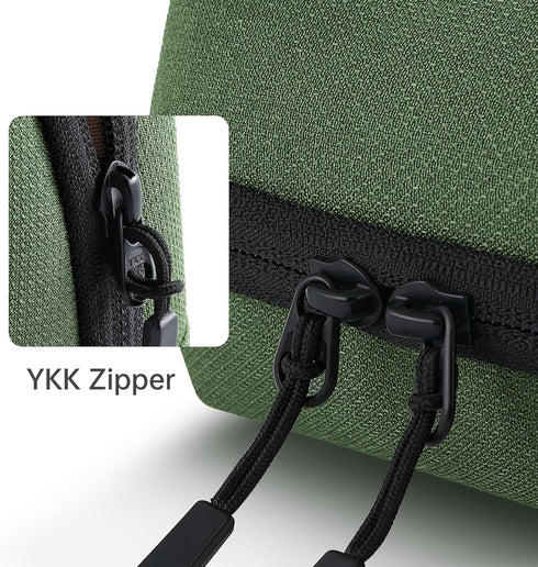 Electronic Organizer Travel Case Bag, Waterproof for Cables, Switch, SD Card, Passport, and More, Green