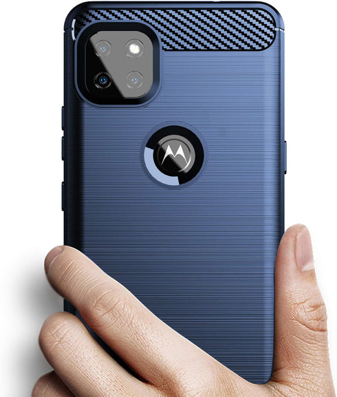 Osophter Case for Moto One 5G Ace, Shock-Absorption Flexible TPU Rubber Protective Cell Phone Cover for Motorola Moto