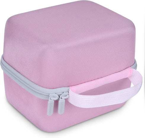 Hard Case Compatible with Yoto Player Kids Bluetooth Speaker, Kids Audio Music Player, Audiobook Cards Radio (Pink +