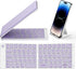 Samsers Bluetooth Foldable Keyboard, Wireless Portable Folding Keyboard, Ultra-Slim Rechargeable, Connect Up to 3