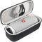 Khanka Hard Travel Case for JBL FLIP5 Flip 5 / Flip 6 Waterproof Portable Bluetooth Speaker (Black)