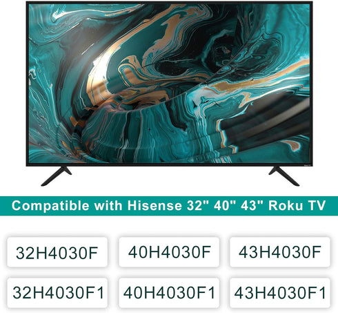 Dinghosen 32H4F 32H4030F1 40H4030F 43H4030F, TV Stand for Hisense TV Legs, Stand for Hisense Smart TV, for Replacement