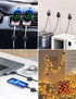 Magnetic Cord Organizer for Desk - Magnetic Cable Clips for Phone Charger, Computer, Home, Office, Car