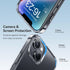 CASEKOO Crystal Clear Case for iPhone 14/iPhone 13, Military Grade Drop Protection, Shockproof for 6.1 inch
