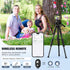 MoKo 70" Camera Tripod for iPad, iPhone, DSLR, SLR, with Travel Bag, Phone Holder, Wireless Remote, and Webcam
