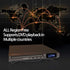 Delleson Region Free DVD Player for TV with AV Port, Compact CD/DVD Players for Home, DVD Player with Remote Control