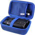 HDRCX405/HDRCX455 WAIYUCN Hard EVA Carrying Case Compatible with Sony Handycam Camcorder Case (blue)