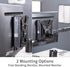 VIVO Mount-DLMM2 Behind Monitor Mini PC VESA Mount Designed for Dell OptiPlex Micro CPU, Monitor Arm Computer Holder