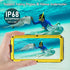 Beasyjoy for iPhone 12 Case, Waterproof Heavy Duty Rugged Protective Cover with Built-in Screen Protector (Yellow)