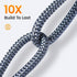 AINOPE USB to USB C Cable 2-Pack, 3.3FT Fast Charge, Right Angle, Durable Nylon, Compatible with Galaxy