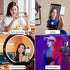 ITOTIN 2700-7500K, Magnetic Selfie Fill Light for Phone, LED Dual-Sided Portable Video Light, Compatible with iPhone