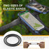 TUSITA 2 in 1 Bike Mount Quick Release for Garmin Edge GPS, iPhone 14 13 12 Pro Max, Samsung Galaxy