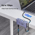 BENFEI 8-in-1 4K@60Hz 100W 10Gbps 1x 2 3.2, 2 2.0 S23, XPS17 USB C Hub with Secure Clamp Features HDMI, Gigabit