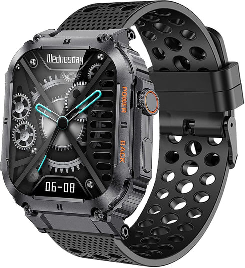 Lamshaw 22mm Soft Silicone Magnetic Buckle Sport Replacement Straps for KACLUT Smart Watch/EIGIIS K57 Pro 1.96
