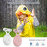 AirTag Holder Case with Brooch Pin - 2 Packs Waterproof Hidden AirTag Case for Kids and Item Locator (White+Pink)