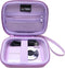 LTGEM Digital Camera Case for CAMKORY/Lecran/KODAK PIXPRO/Canon PowerShot ELPH 180/190/Sony DSCW800, Purple