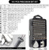 STREBITO 124-Piece Precision Screwdriver Set, Magnetic Tool Kit with 101 Bits for Electronics Repair