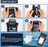 Waterproof Cell Phone Pouch Floating, Dry Bag with Neck Lanyard and Armband, Fits iPhone and All Cell Phones, Black