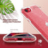 ULAK Compatible with iPhone SE 2020/2022, iPhone 8/7 Case, Clear Glitter Soft TPU Cover, Shockproof 4.7 Inch