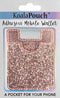 Glitter Koala Pouch - Stick On Wallet Phone Card Holder (Pink)