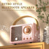 Caulikine Retro Bluetooth Speakers Birthday Gifts for Girls Small Cute Pink Portable Wireless Speaker Gift Ideas