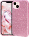 MATEPROX Bling Sparkle Protective Case for iPhone 13 Mini, iPhone 12 Mini, Cute Girls Women (Pink)