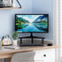 19.6" Furinno TURN-N-TUBE Monitor Stand Riser, Wide Triangle Corner Monitor Riser, Laptop Stand for Desk, Office Desk
