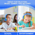 Contixo KB-5 Kids Headphones - Over The Ear Foldable Bluetooth Wireless Headphone for Kids - 85dB with Volume Limited - Toddler Headphones for Boys and Girls (Blue + Yellow)