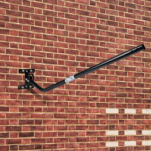 LFUTARI 32.8" Universal TV Antenna MountAdjustable Antenna Mounting PoleWeatherproof Mast PoleSteel J-Mount