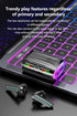 True Wireless Earbuds, 2024 Bluetooth 5.3 Waterproof Touch Control Headset with LED Power Display - Model 44