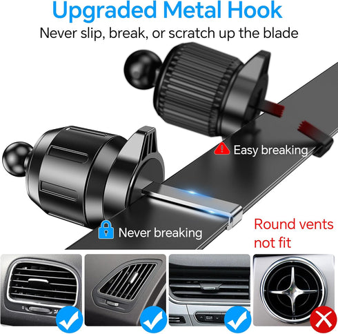 Kaistyle Wireless Car ChargerOne Hand Manual Clamping Fast Wireless Charger for Car Phone Holder Mount Charger Phone