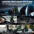 15W Fast Magnetic Wireless Car Charger, Magsafe Car Charger with 3 Mounting Options, Quick Charge 3.0 for iPhone