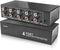 BolAAzuL 3.5mm Aux + RCA L/R Audio Splitter 1 in 4 Out, 4-Way