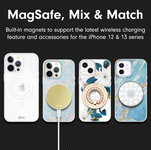 Sonix Floral iPhone 13 Pro Case, Compatible with MagSafe, 10ft Drop Tested, Delilah Flower Design