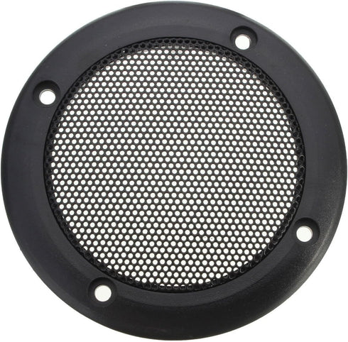 2PCS 3.5 Inch Car Speaker Grill Cover Guard Protector with Black Metal Mesh and 8 Screws Included