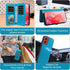 Asuwish 5G 2024 G5 Phone Case for Motorola Moto G Stylus Zipper Wallet Magnetic Detachable Cell Cover with Tempered