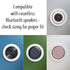 Mount Genie Flush Mount, Built-in Wall or Ceiling Bluetooth Speaker Mount, Award Winning Design, White