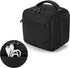 CURMIO Double Layers Projector Case, Mini Projector Carrying Bag Compatible for DR.J Professional and QKK Mini