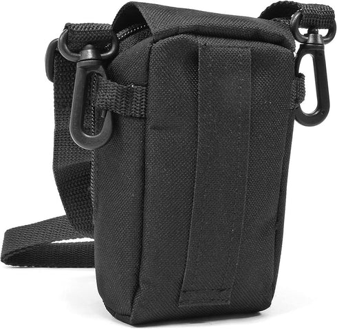 USA Gear Small Camera Bag for Ricoh GR III, Sony Cybershot, Nikon Coolpix, Kodak Pixpro FZ55 - Weather Resistant