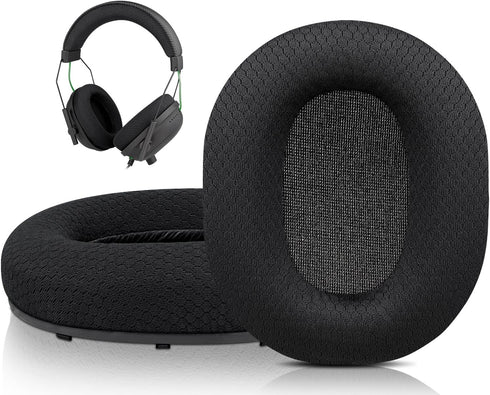 SOULWIT Earpads Replacement for Razer BlackShark V2/V2 Pro, Gaming Headset Ear Pads with Noise Isolation Foam