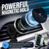 15W Fast Magnetic Wireless Car Charger, Magsafe Car Charger with 3 Mounting Options, Quick Charge 3.0 for iPhone