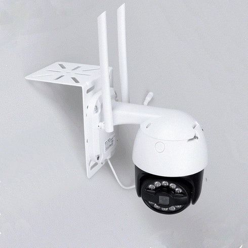 WiTi L-Shape Wall and Ceiling Mount Bracket for CCTV Cameras, Solid Metal Holder for Security Surveillance