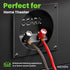 GearIT Pro Series 12 Gauge Speaker Wire Cable - 30.4 Meters / 100 Feet, Black Red, CCA HiFi Audio for Car Audio and