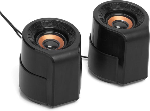 Frisby Audio FS-910 USB Powered Computer Desktop 2.0 Stereo Speakers with Volume Control, Black