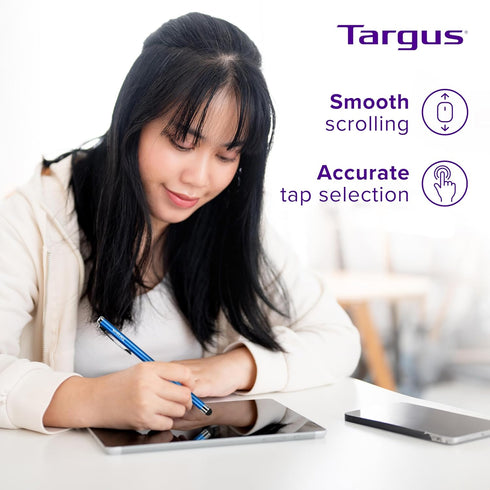 Targus Slim Stylus Pen for Tablets, Smartphones - Compatible with Apple iPad, Samsung Galaxy & All Touchscreen Devices