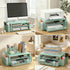2 LEKETREE Tier Monitor Stand, Computer Monitor Riser, Office Desk Accessories, Desk Organizer Desk Shelf Printer
