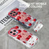 ARTSMKO 11, (11) Super Shiny Cute Red Cherry Phone Case: Fashion Mirror Bracket & Fruit Design Compatible with iPhone