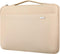 LANDICI 360° Protective Laptop Sleeve Case for 14-15 Inch MacBook Pro/Air, Waterproof Cover Bag, Apricot