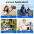 YUANRAN 62 inch Selfie Stick Tripod for iPhone, Auto-Open Phone Tripod Stand with Magnetic Smart Remote Support Cell